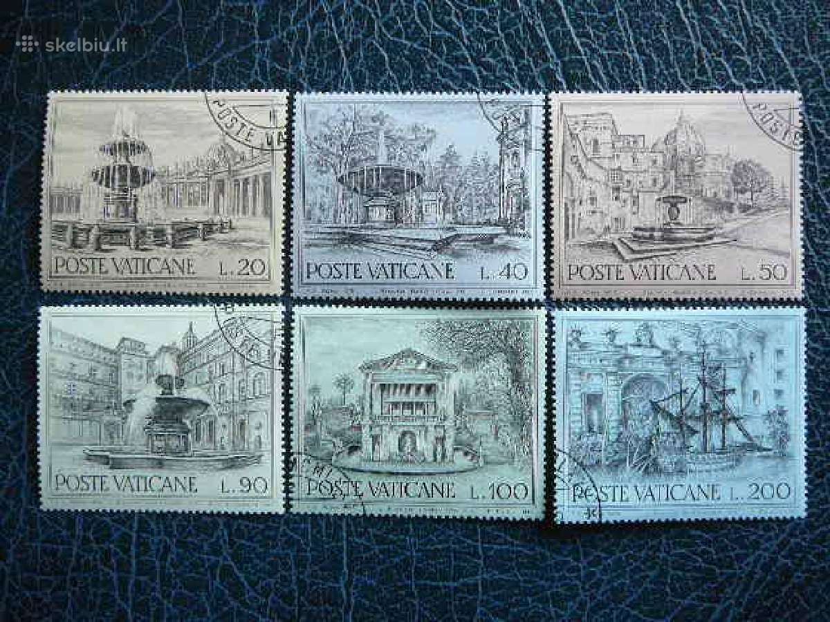 Fontanai Vatikanas 1975 antsp. vt657a