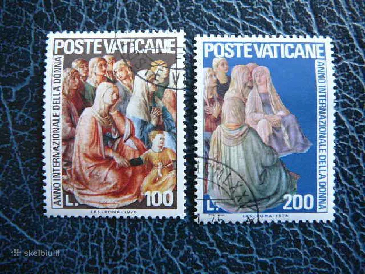 Moters Metai Vatikanas 1975 antsp. vt670a