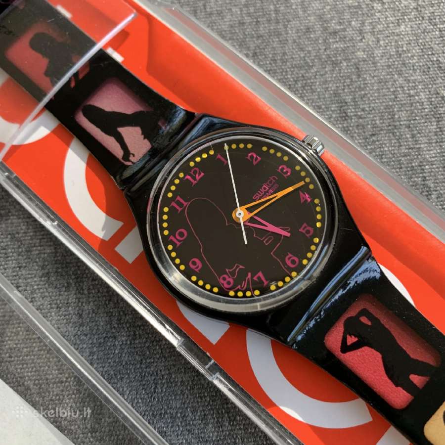 Stilingas Swatch laikrodis (Made in Switzerland)