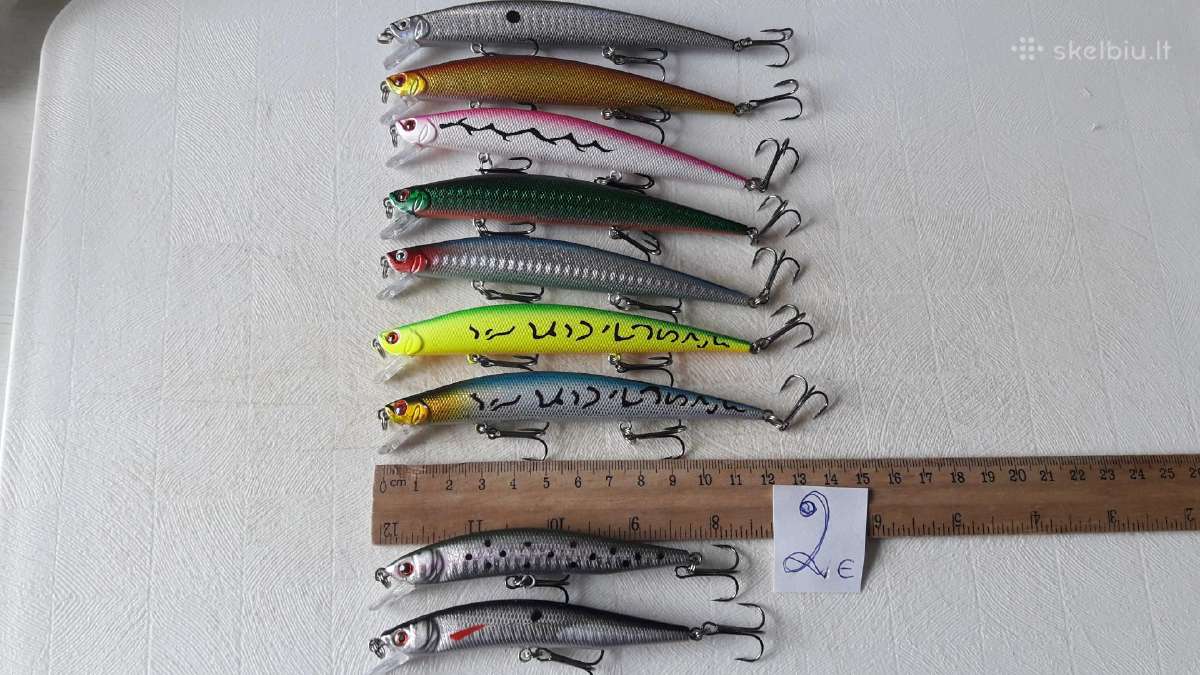 Giluminiai vobleriai,dzerkai ir kita - nuotraukos Nr. 21
