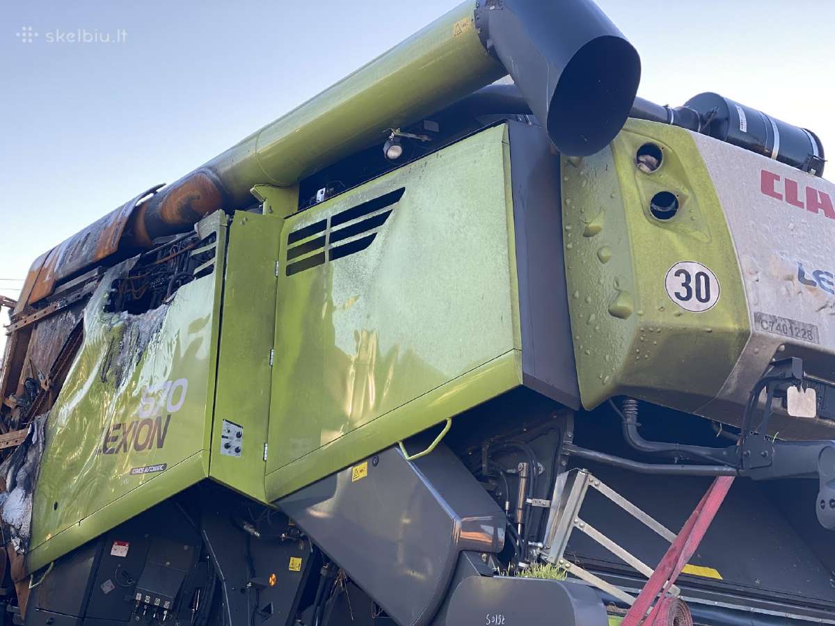 Kombainas Claas Lexion 670 Ardomas Dalimis - nuotraukos Nr. 8