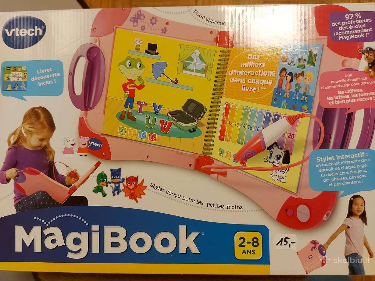Magibook elektroninės knygos,vtech laikrodis - nuotraukos Nr. 2