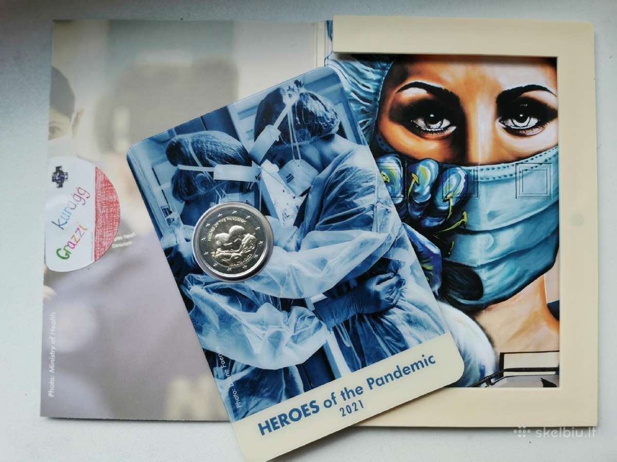 2021 Maltos 2 eurų moneta (Bu)
