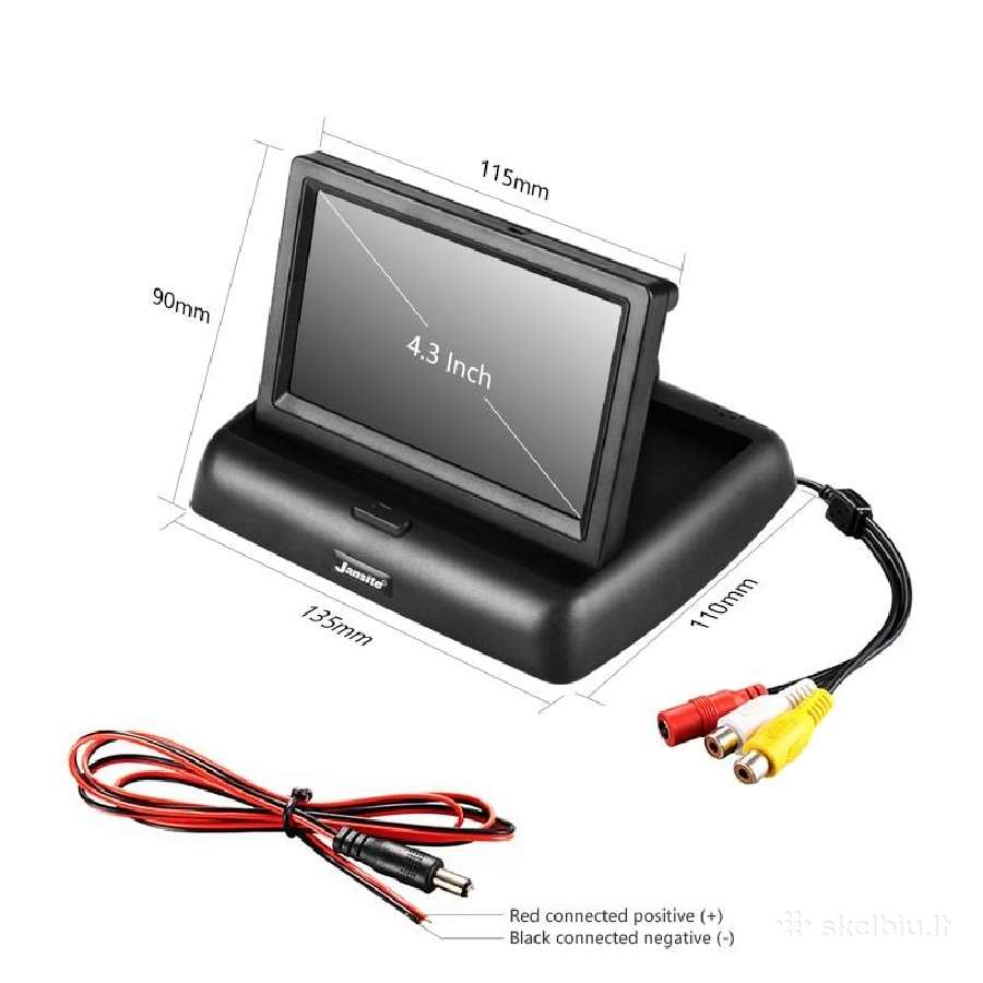 Belaidė galinio vaizdo kamera i LCD 4.3 monitorius - nuotraukos Nr. 4