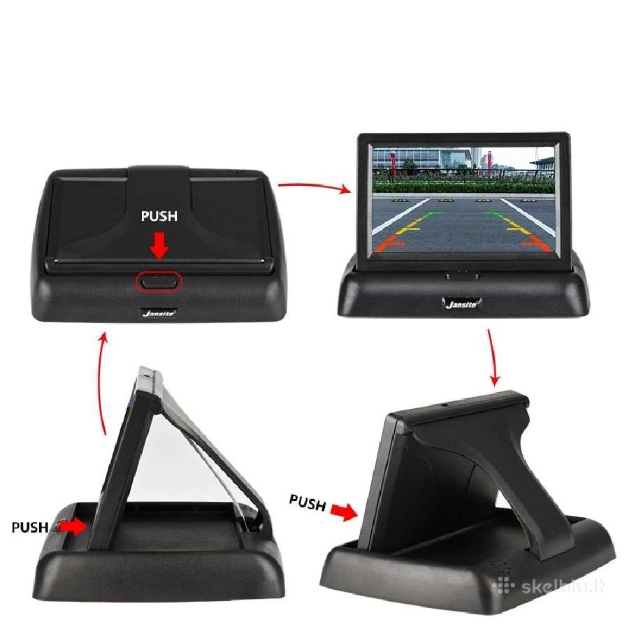 Belaidė galinio vaizdo kamera i LCD 4.3 monitorius - nuotraukos Nr. 5