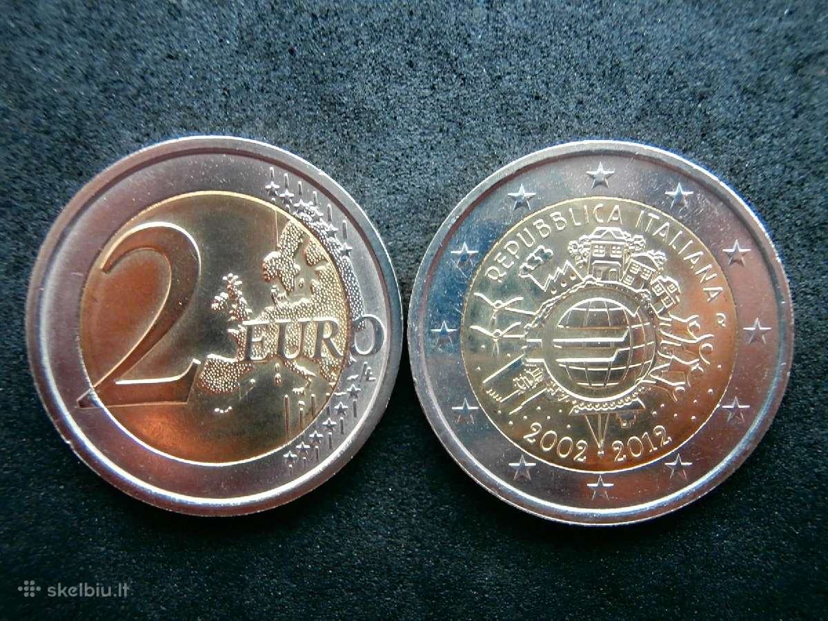Proginės Euro monetos 2012 m. - nuotraukos Nr. 2