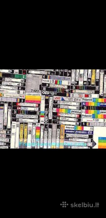Video kasetės Vhs su įrašais - nuotraukos Nr. 2