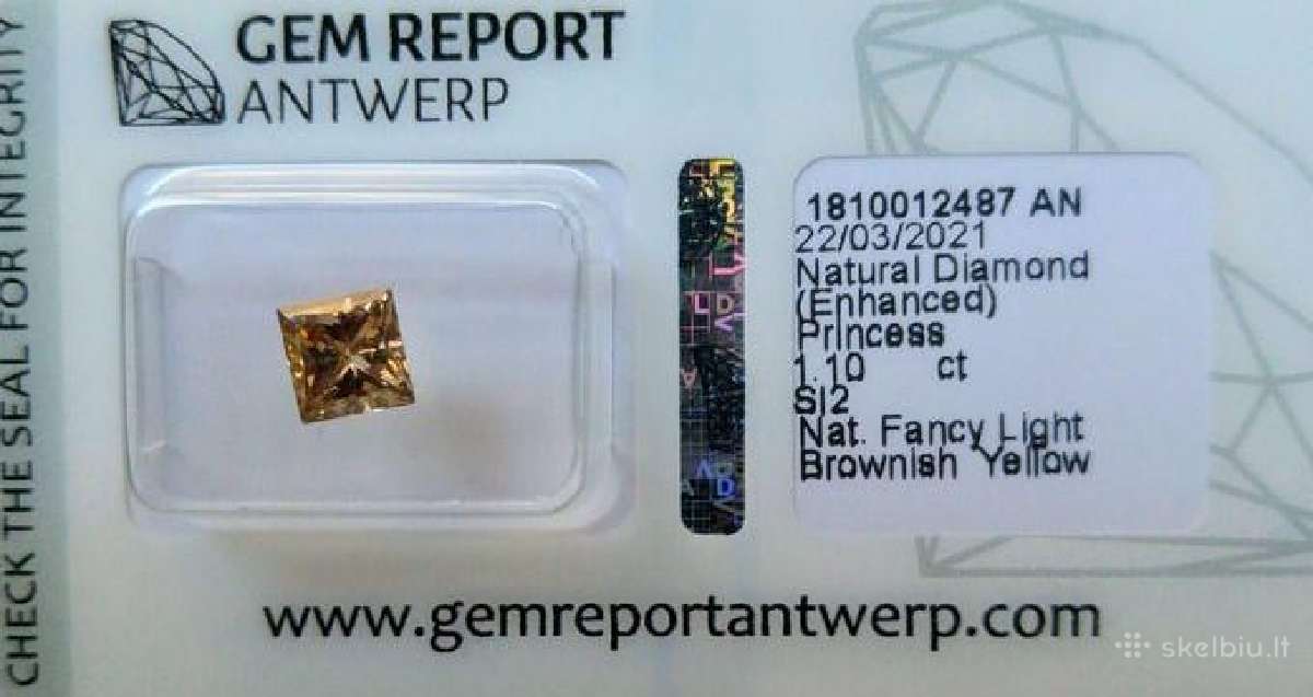 Natūralus Deimantas 1.10 ct - nuotraukos Nr. 3