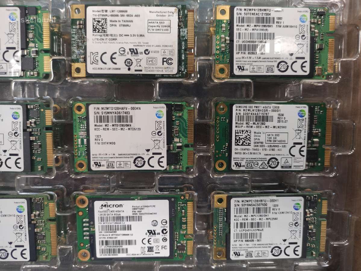 Msata SSD Diskai 128-256-480g , 24 mėn* garant - nuotraukos Nr. 2