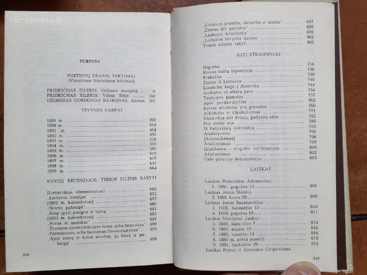 Vincas Kudirka "Raštai" 1,2 tomai - nuotraukos Nr. 9