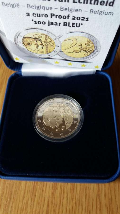 Belgija 2021 m. proof