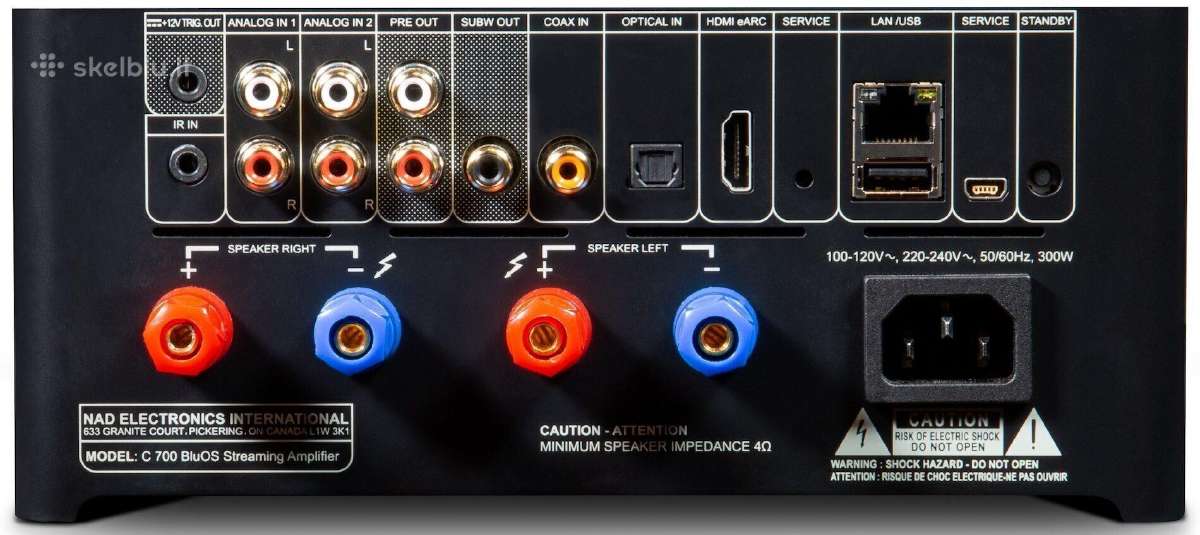 Nad C 700 C700 Bluos Streaming hdmi Amplifier - nuotraukos Nr. 2