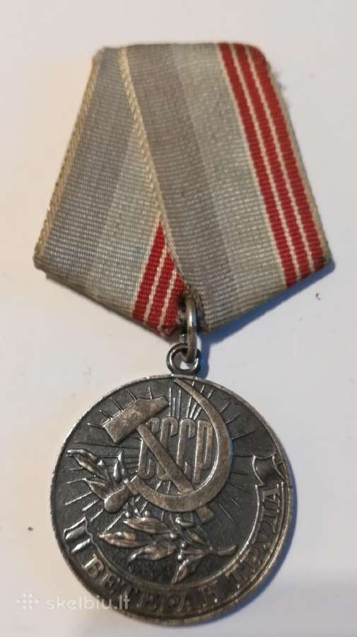 Medalis "Veteran Truda" - darbo veteranas