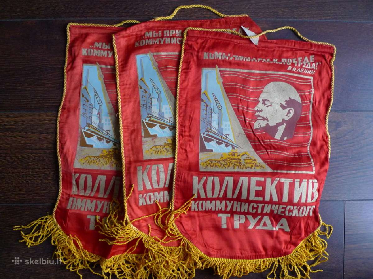Sovietmecio nauja atributika ( vimpilai,veliaveles - nuotraukos Nr. 2