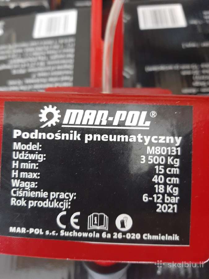 Pneumatinis orinis domkratas 3,5t - nuotraukos Nr. 5