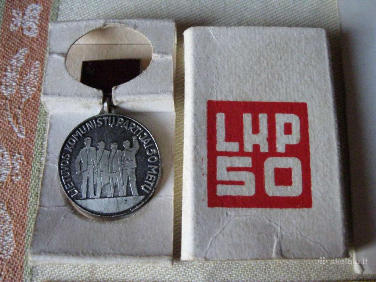 Ltsr medalis. Lkp 50 . Nenaudotas. Su Originalia D - nuotraukos Nr. 4