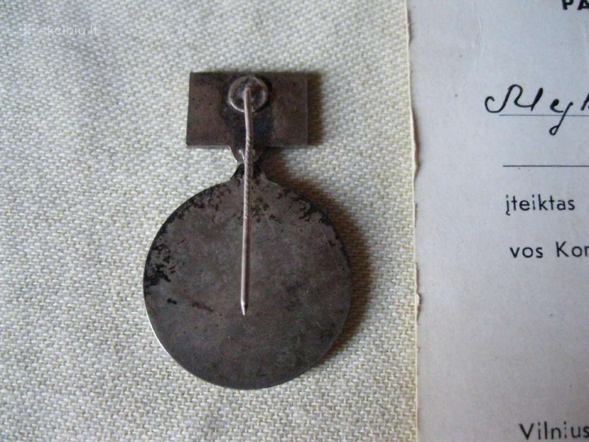 Ltsr medalis. Lkp 50 . Nenaudotas. Su Originalia D - nuotraukos Nr. 7