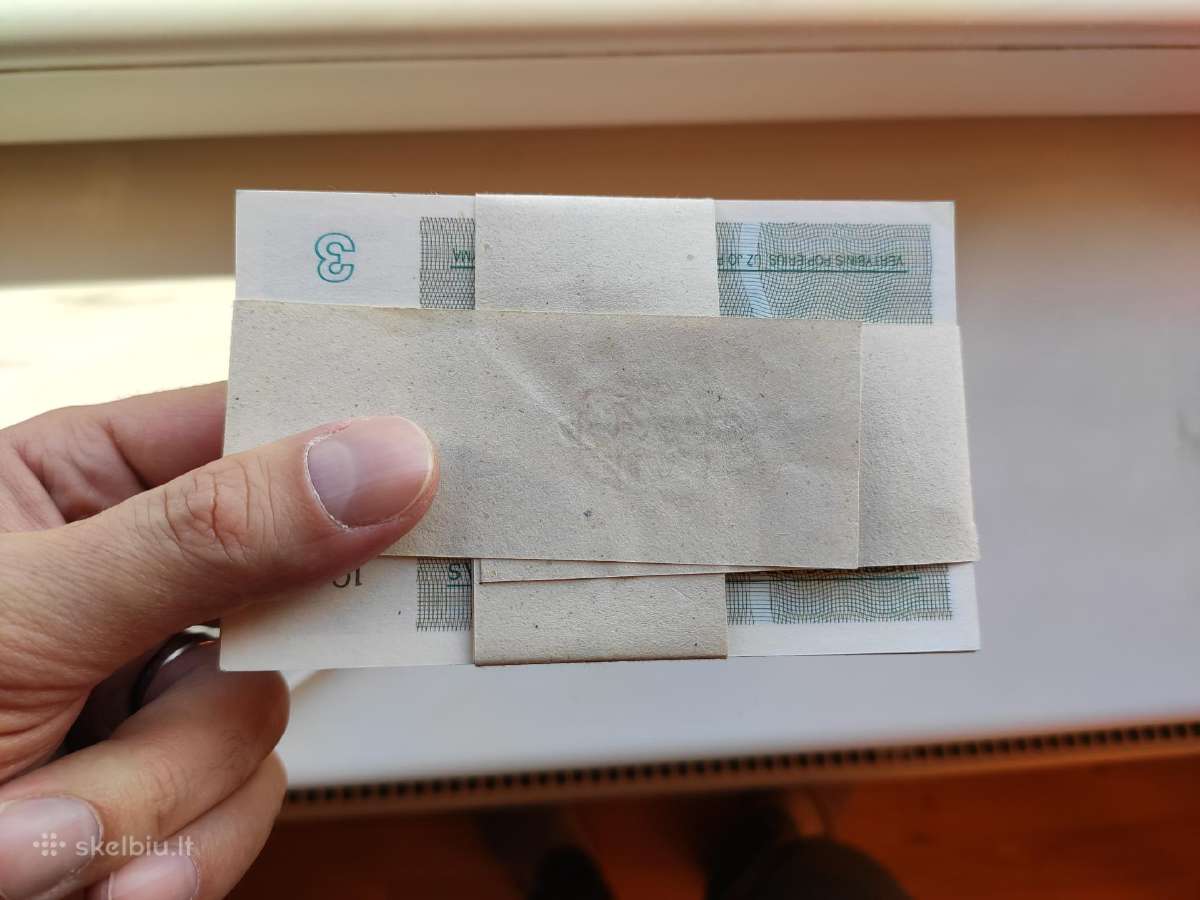 3 talonai 1991 metų pakuotė (100vnt) - nuotraukos Nr. 3
