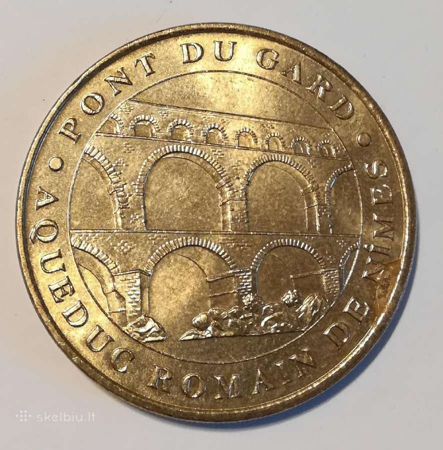 Medalis pont du gard aqueduc romain de nimes