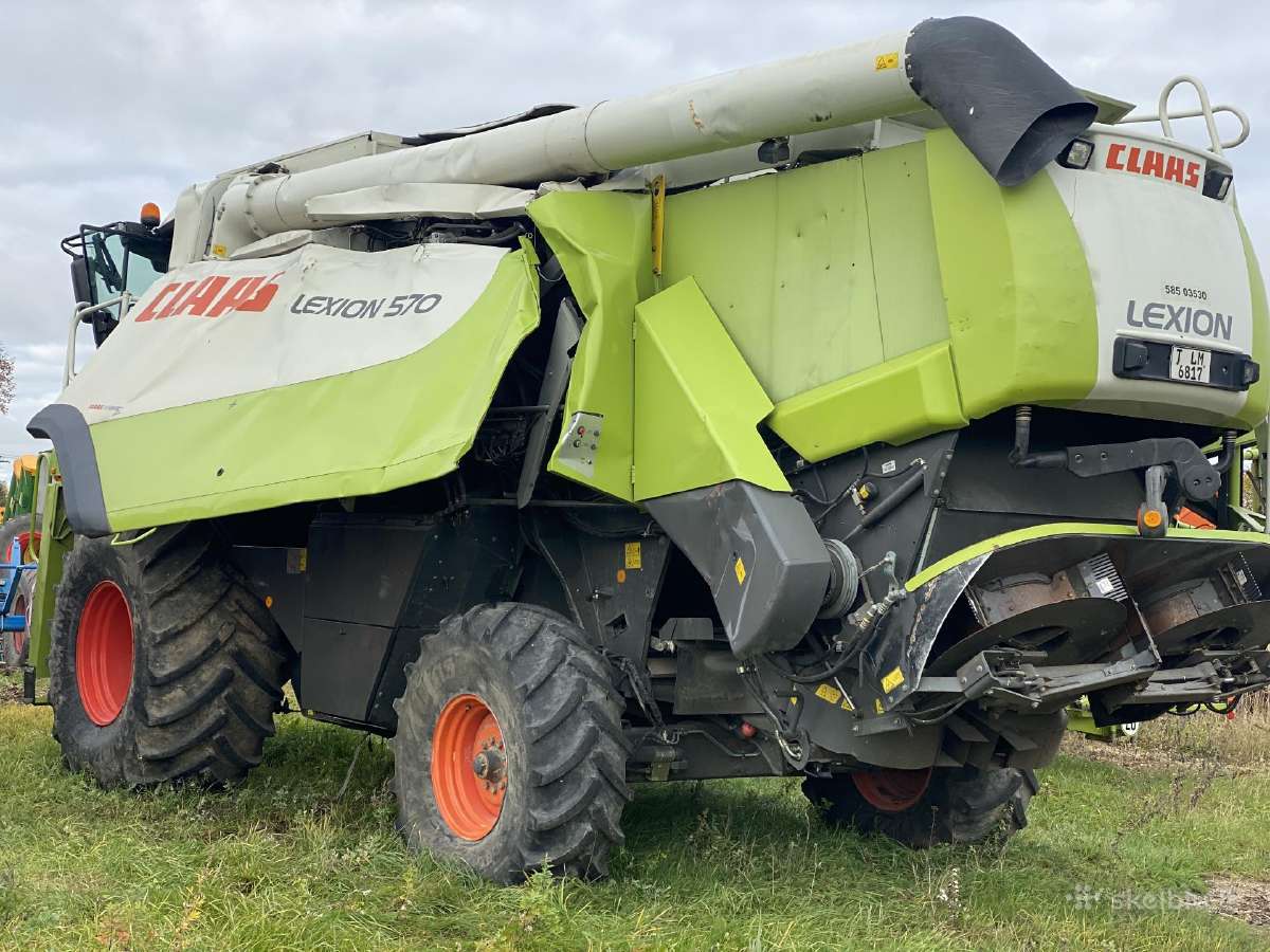 Kombainas Claas Lexion 570 Ardomas Dalimis - nuotraukos Nr. 7