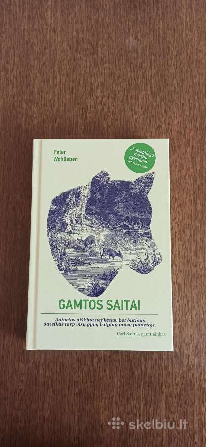 Parduodu knyga"gamtos Saitai"