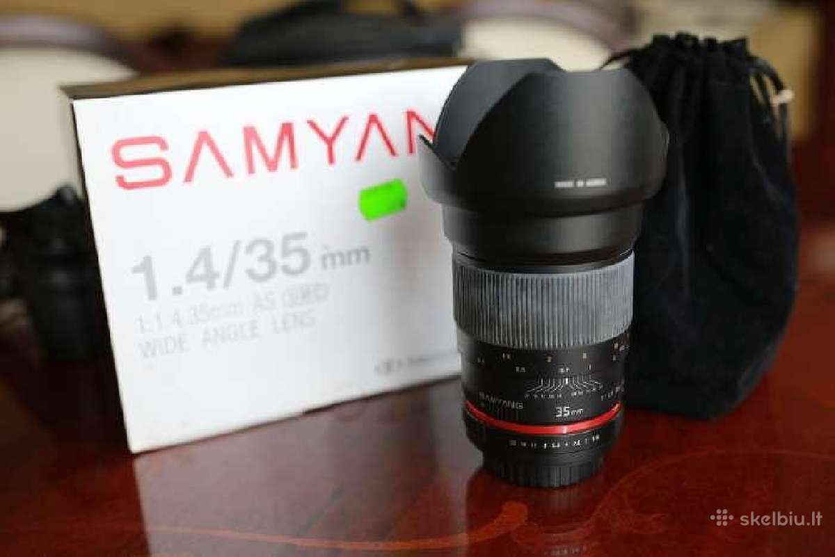 Objektyvas Samyang (Sony) 35mm f/1.4 - nuotraukos Nr. 2