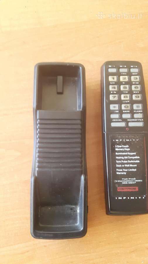 Telefonas nešiojamas su stotele Conairxs2000infity