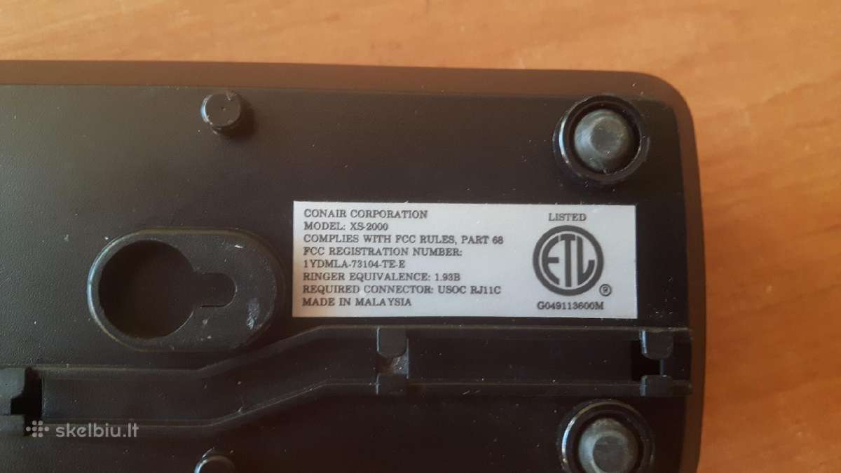 Telefonas nešiojamas su stotele Conairxs2000infity - nuotraukos Nr. 8