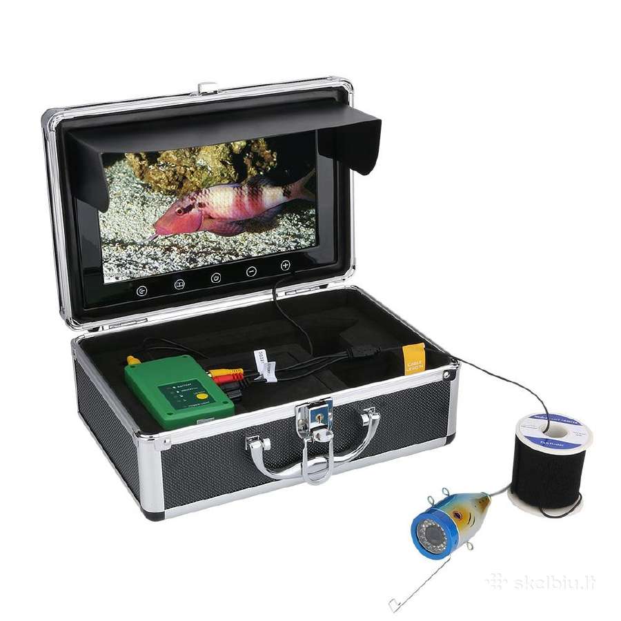 Povandenine kamera 30m ir 10 colių monitorius - nuotraukos Nr. 3