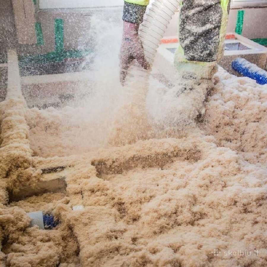 Įpučiama biri medžio vata Steico Zell - nuotraukos Nr. 3