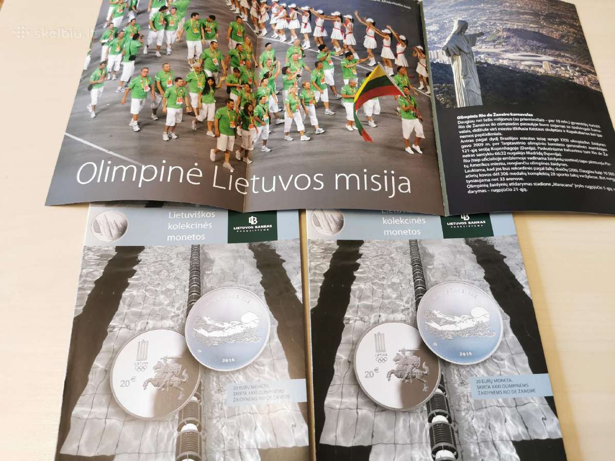 20 eur m, skirtos Rio De Ženeiro olimp lankstinuka