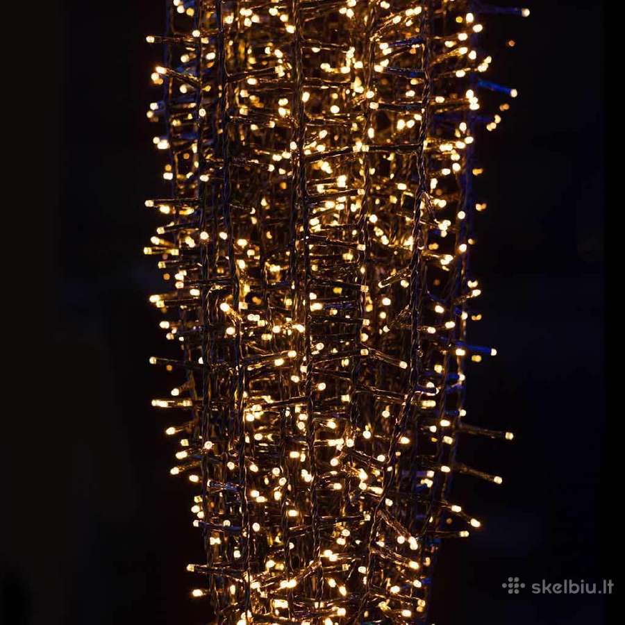 1000 LED lempučių kalėdinė girlianda 100m - nuotraukos Nr. 2