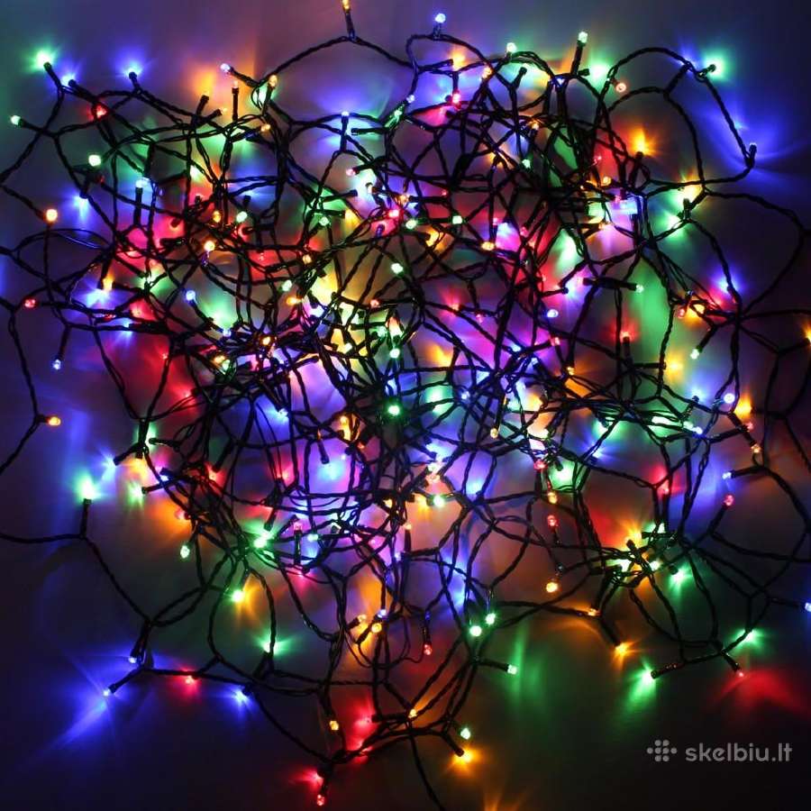 1000 LED lempučių kalėdinė girlianda 100m - nuotraukos Nr. 3