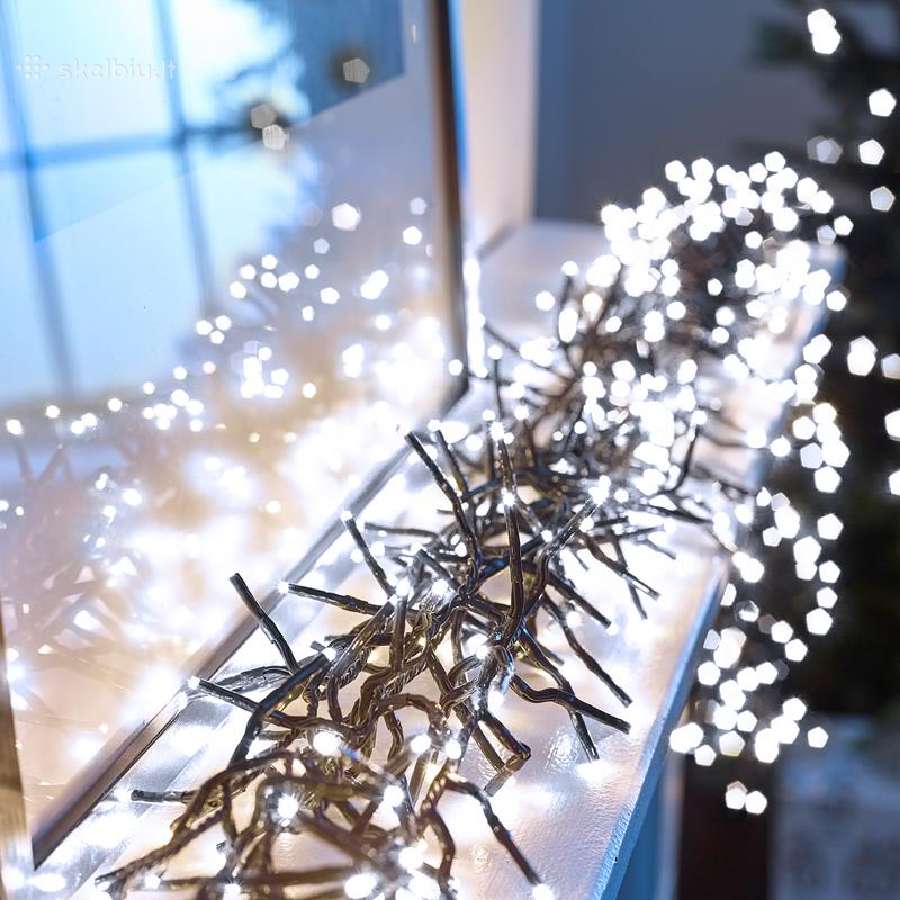 Itin tanki 360 LED kalėdinė girlianda Cluster 10m - nuotraukos Nr. 5