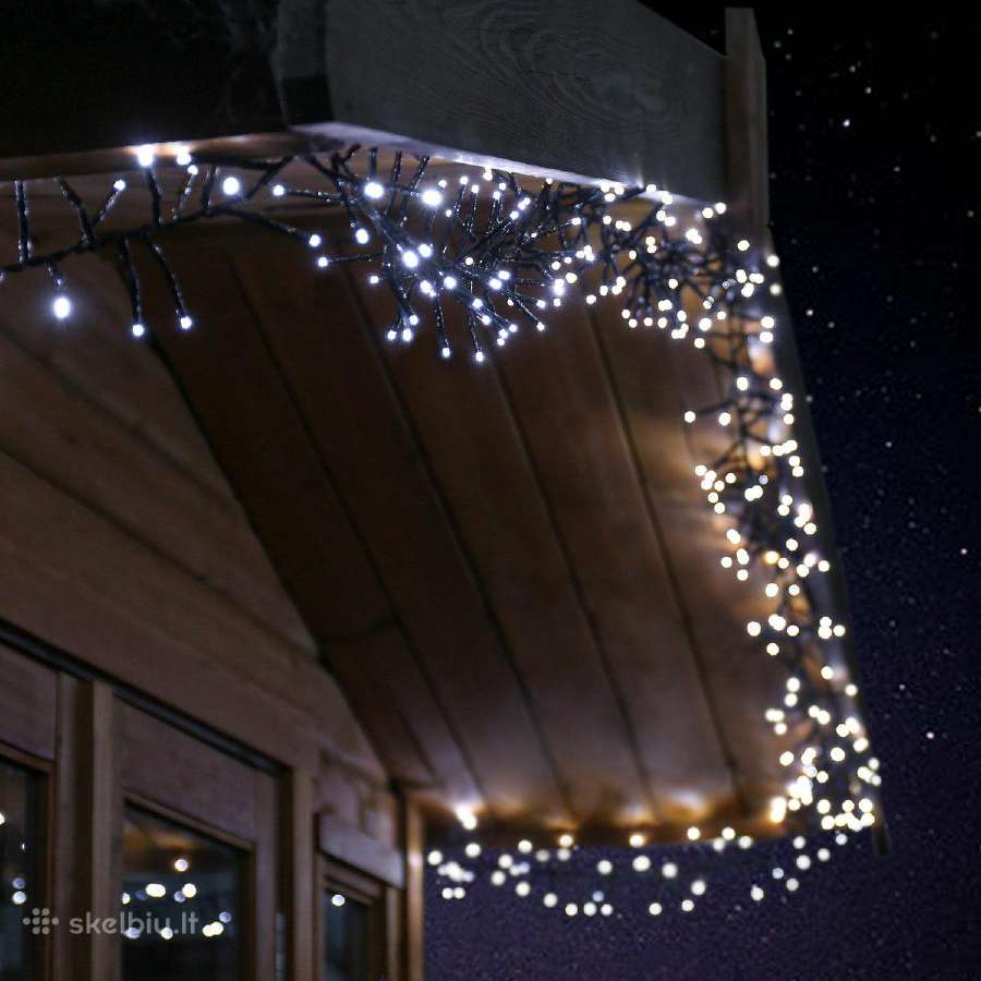 Itin tanki 360 LED kalėdinė girlianda Cluster 10m - nuotraukos Nr. 7