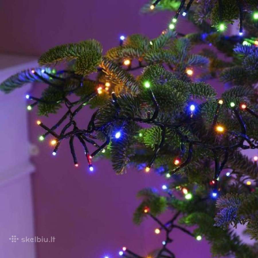 Itin tanki 360 LED kalėdinė girlianda Cluster 10m - nuotraukos Nr. 10