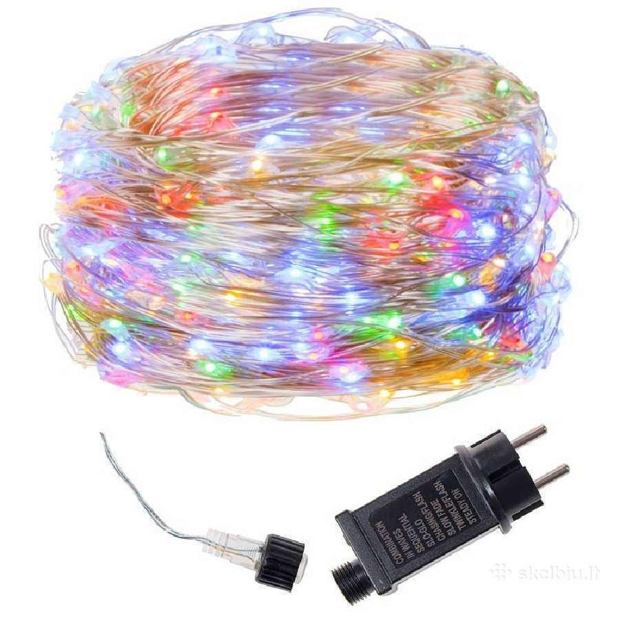 LED spalvota lanksti-vielos girlianda 1000led 100m - nuotraukos Nr. 3