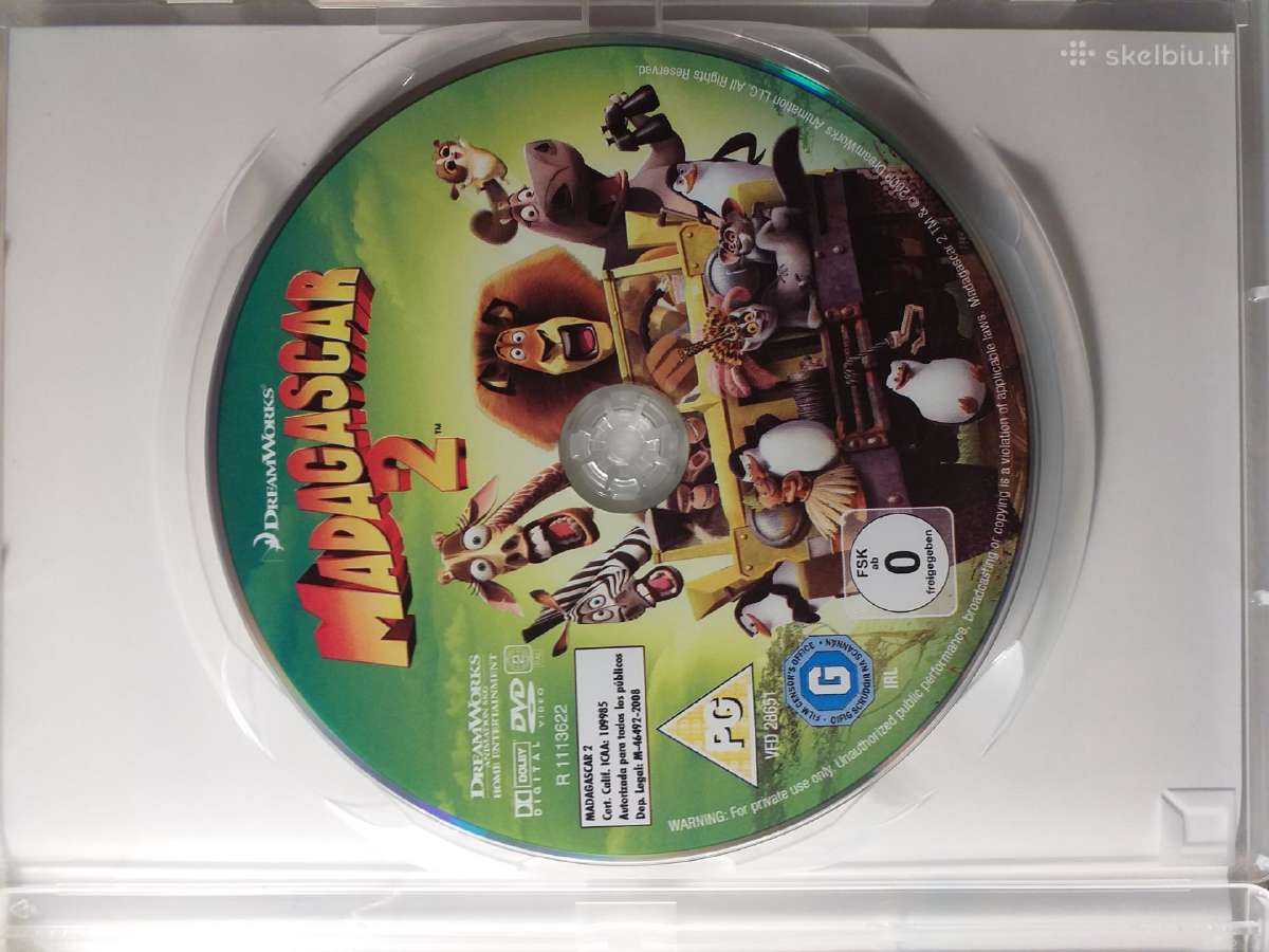 Dvd "Madagaskaras 2" (Madagascar 2) - nuotraukos Nr. 3