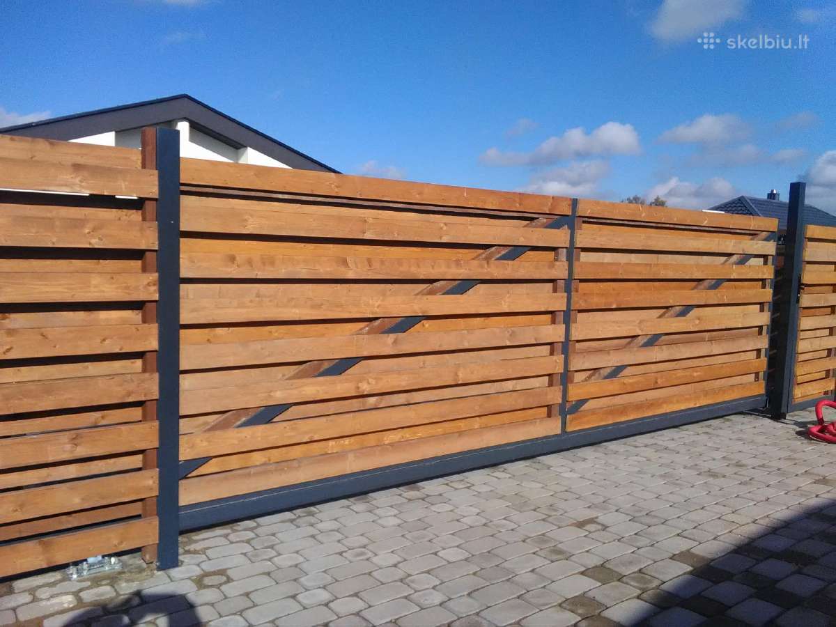 Stumdomi, varstomi kiemo vartai, automatika - nuotraukos Nr. 11