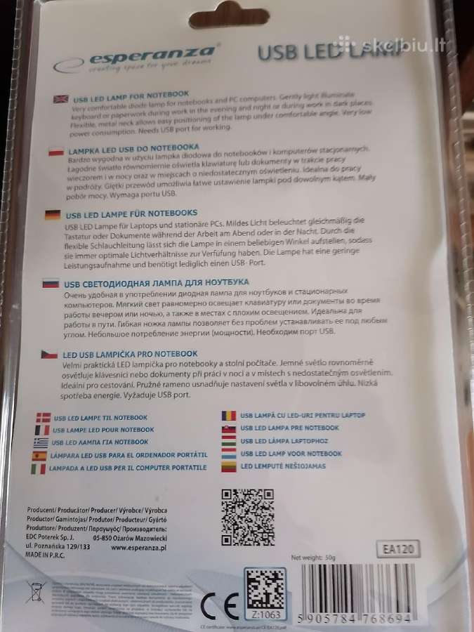 Usb LED lempa - nuotraukos Nr. 3