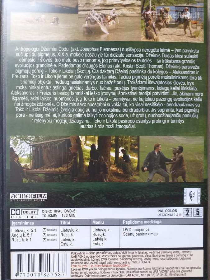 Dvd "Trūkstama grandis" (Man to Man) - nuotraukos Nr. 2