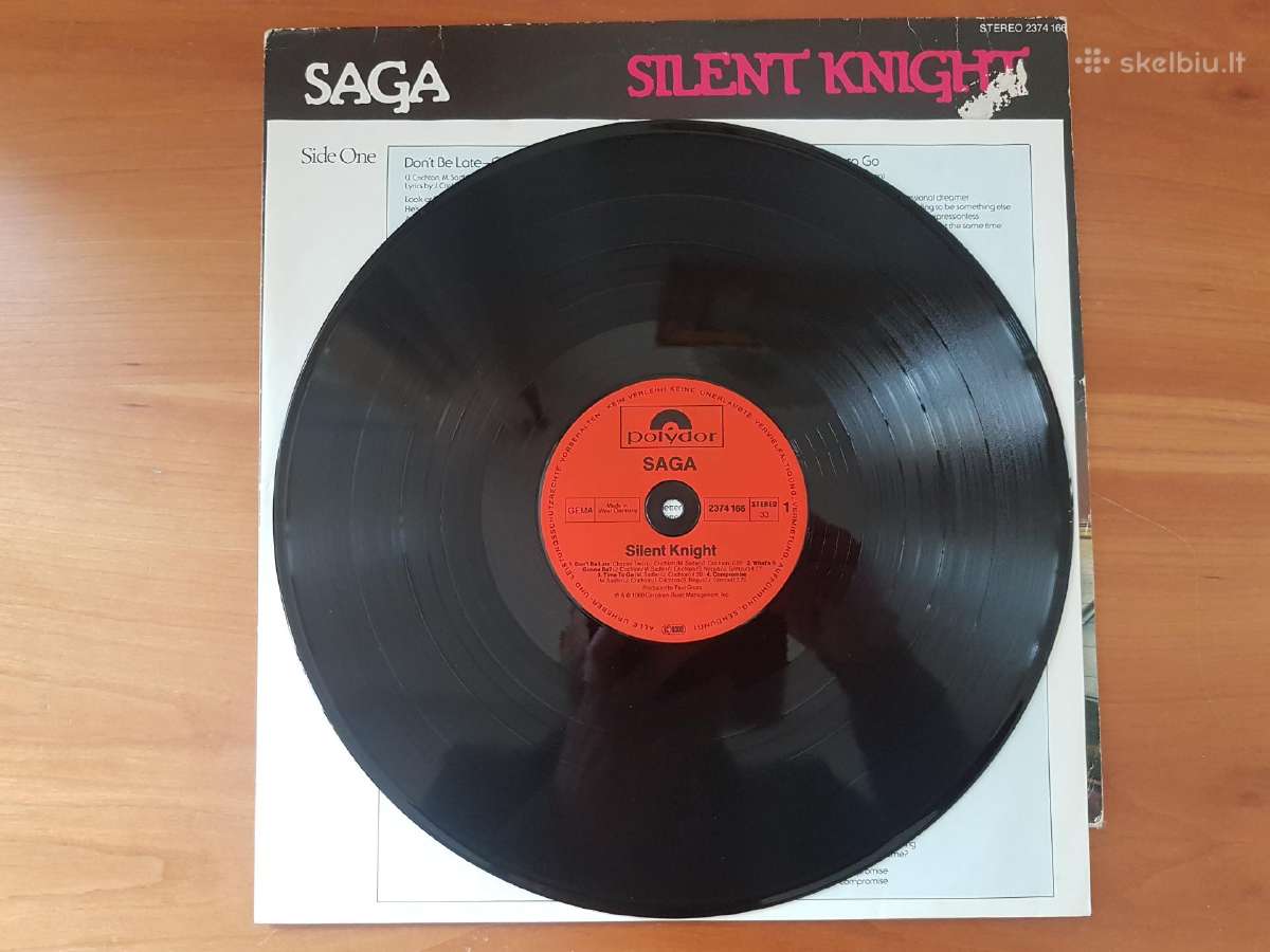 Saga - Silent Knight Plokštelė - nuotraukos Nr. 3