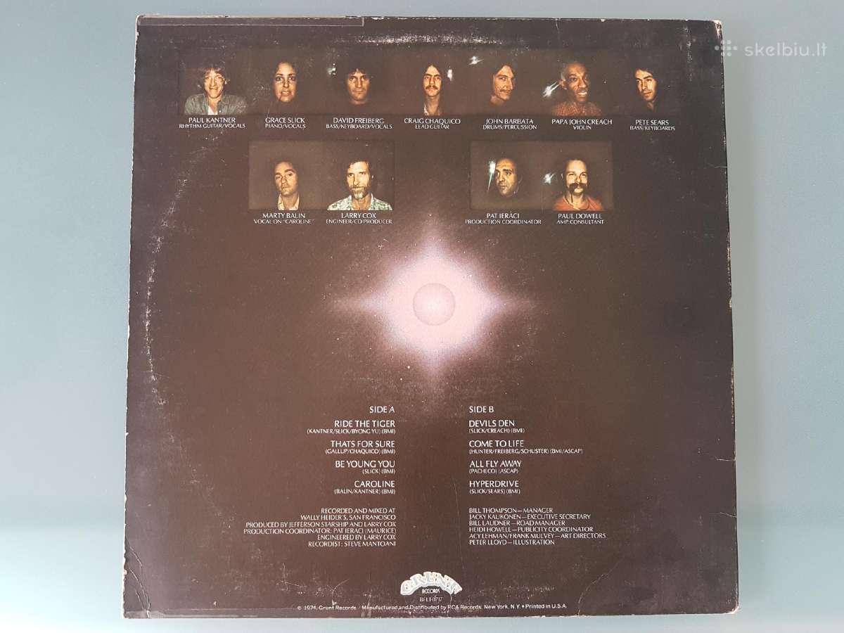 Jefferson Starship - Dragon Fly Plokštelė - nuotraukos Nr. 2