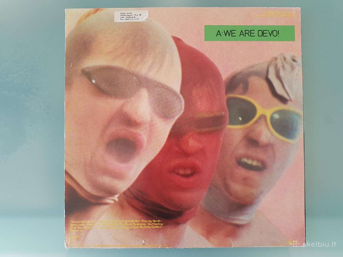 Devo - Q: Are We Not Man A: We Are Devo Plokštelė - nuotraukos Nr. 2