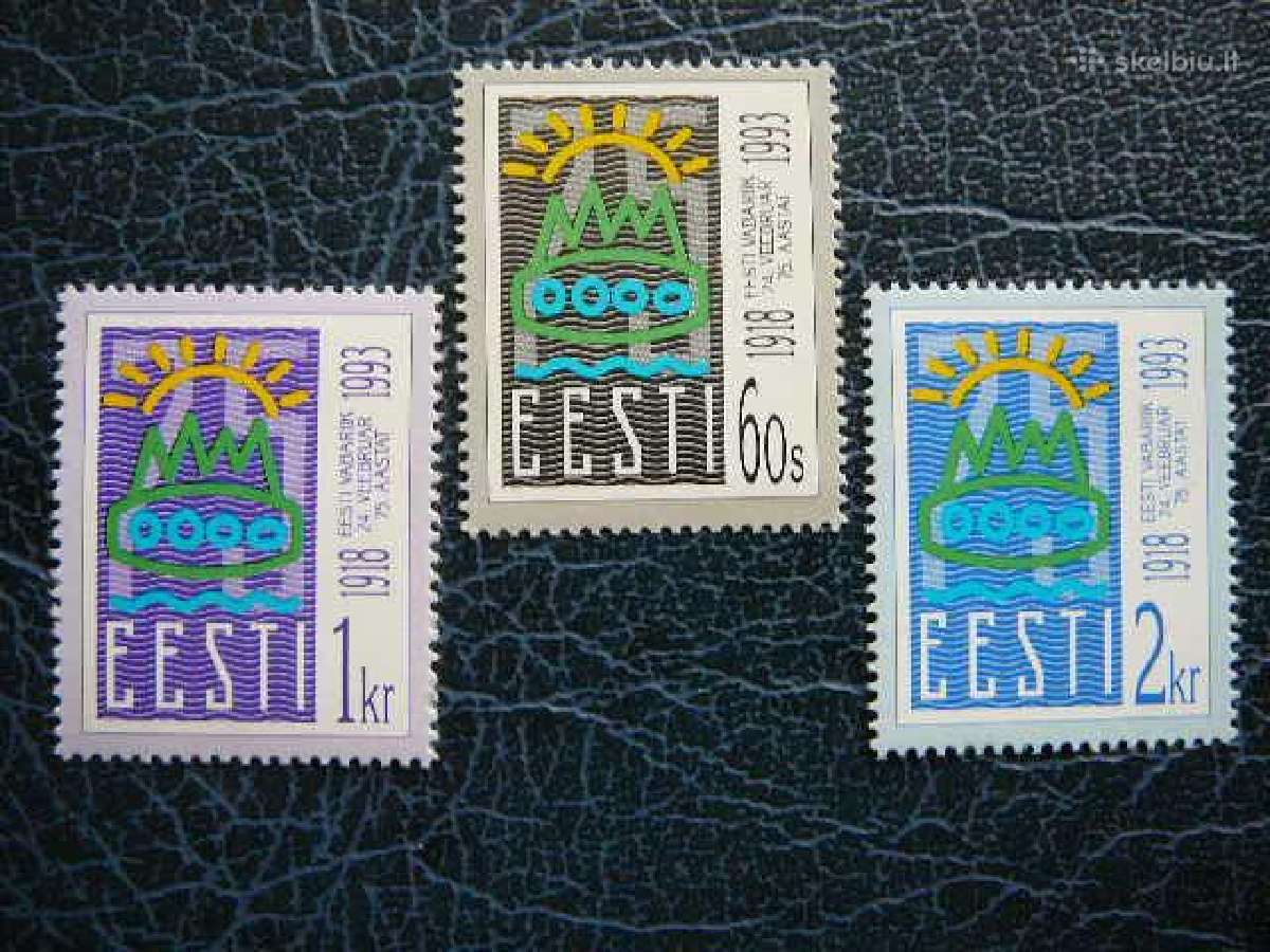 Respublika Estija 1993 svarus es200s
