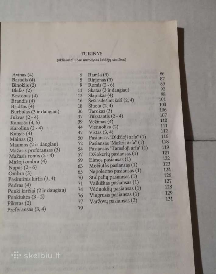 Pažaiskime. Kortų žaidimų taisyklių rinkinys - nuotraukos Nr. 2