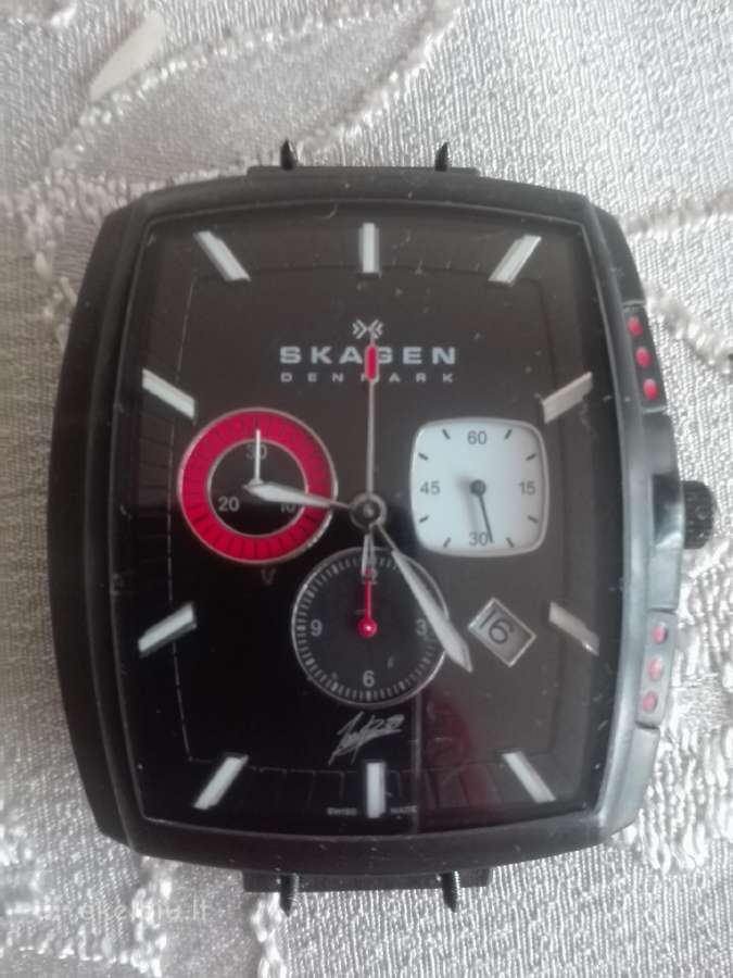 Skagen laikrodis chronografas be apyrankės