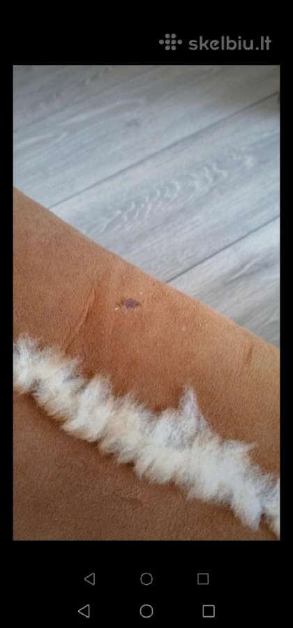 Silti naturalaus kailiuko batai. - nuotraukos Nr. 5