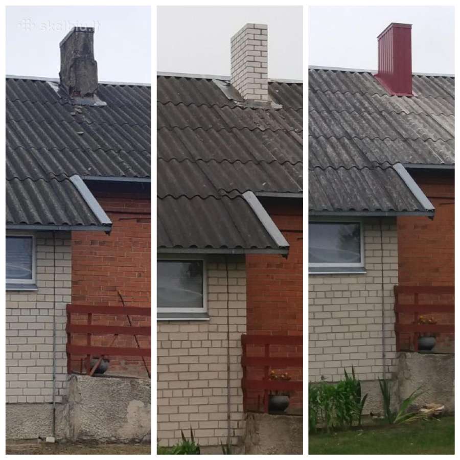 Kaminų remontas, murijimas-skardinimas stogų dengi - nuotraukos Nr. 6