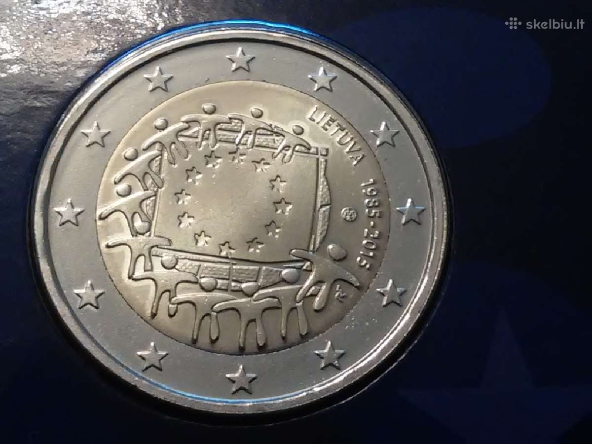 2 eur- Lietuvių kalbai, Es vėliava, baltų kultūrai - nuotraukos Nr. 5